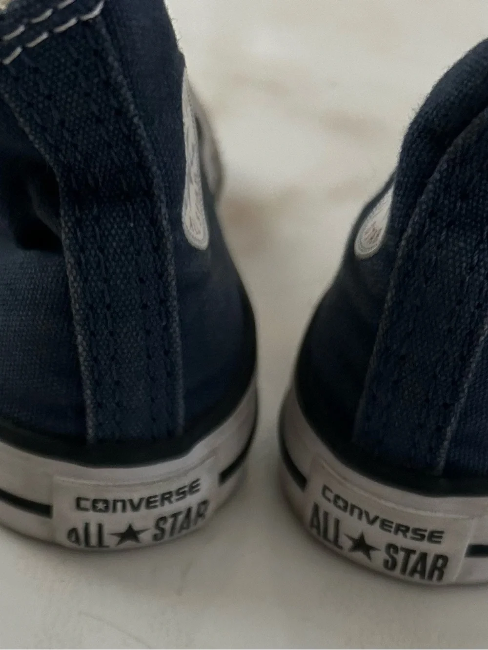 Converse Kids Navy and White High-Top Sneakers